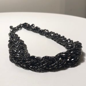 Dark Metal Chunky Chain Necklace